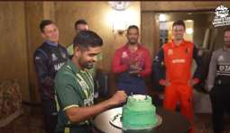 Babar Azam marks his birthday with international cricketers