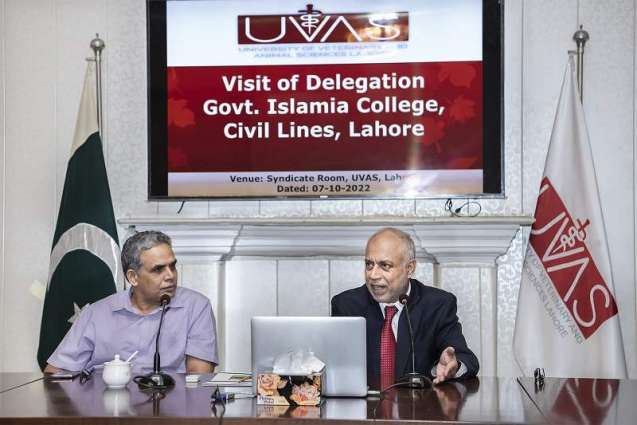 Delegation from Govt. Islamia Collage Civil Lines visited UVAS