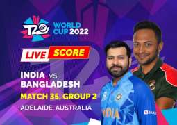 T20 World Cup 2022 Match 35 Bangladesh Vs. India