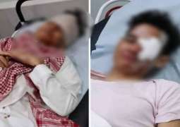اصابة طالب مصري فی عینہ أثناء مشاجرة داخل مدرسة فی مدینة بریدة