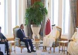 سفیر باکستان لدی دولة قطر یجتمع بالشیخ تمیم بن حمد آل ثاني أمیر الدولة