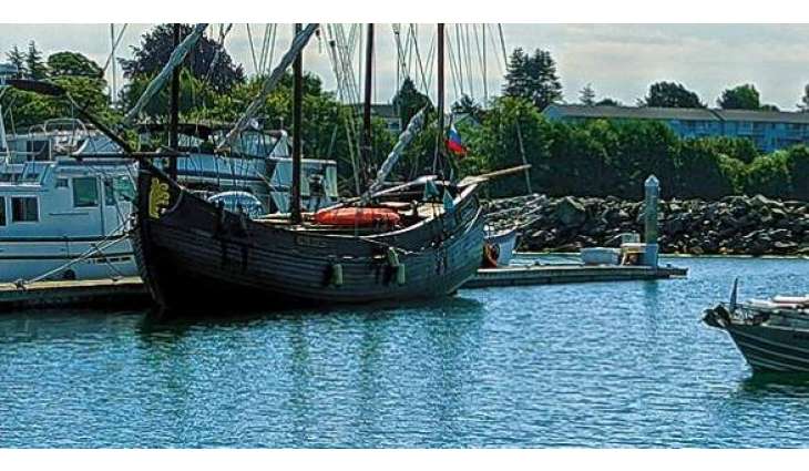Russian Sailors on Historical Boat Replica Pilgrim Complete Trip From Alaska to Kamchatka