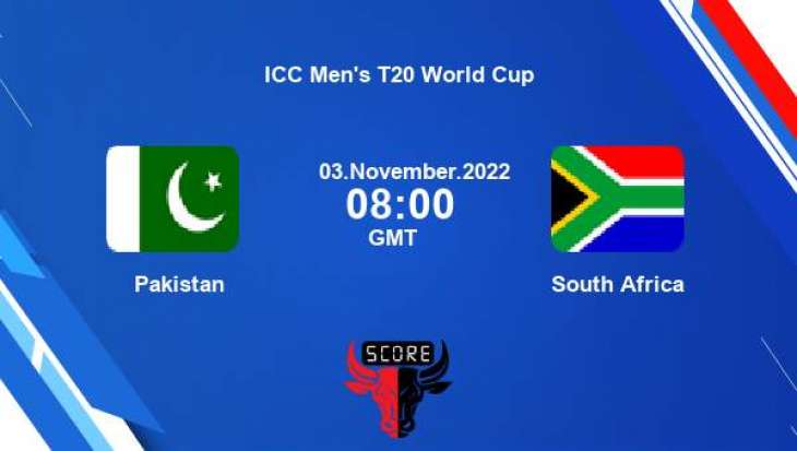 T20 World Cup 2022 Match 36 Pakistan Vs. South Africa