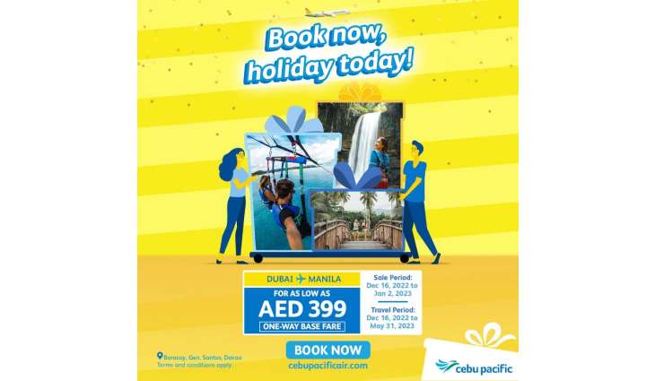 Cebu Pacific celebrates flying nearly 200,000 passengers between Dubai and Manila with AED399 seat sale