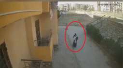 القبض علی سیدة مصریة بتھمة القاء طفل بمدخل أحد العقارات بالمقطم