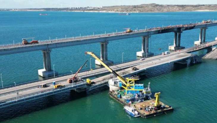 Damaged Railway Part of Crimean Bridge to Be Repaired by September 2023 - Official