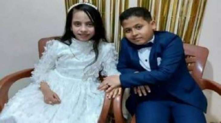 حفل خطوبة لأصغر عروسین یثیر جدلا واسعا فی مصر