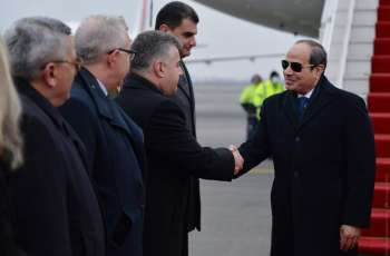 Egyptian President Arrives in Armenia on Official Visit - Armenian Presidential Office