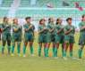 خسارة المنتخب الباکستاني للسیدات في مباراة کأس البطولة الدولیة الودیة للسیدات أمام نظیرہ السعودي