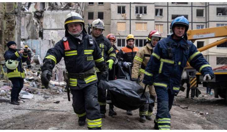 Ukraine's Emergencies Ministry Updates Death Toll in Chopper Crash to 14 People