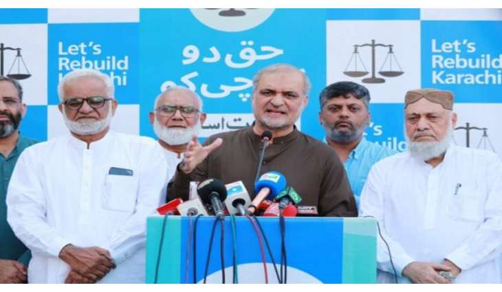 أمیر الجماعة الاسلامیة بمدینة کراتشي یحذر من أن أي محاولة لسرقة تفویض الشعب ستوٴدي الی رد فعل قوي