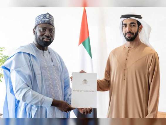 UAE President receives written letter from President of The Gambia