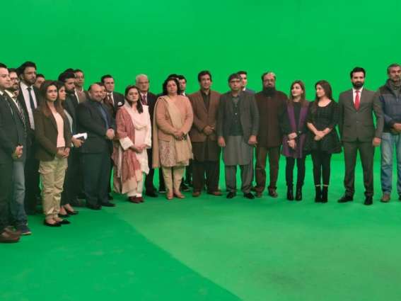 Virtual studio of Pakistan Television inaugurated