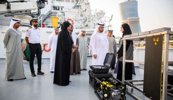 Hamdan bin Zayed inaugurates EAD’s marine research vessel, ‘Jaywun’