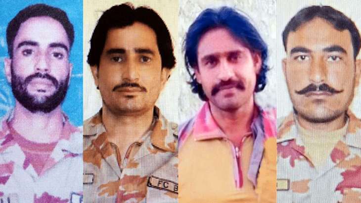 Four Security personnel embrace martyrdom in terrorist attack from Iranian soil
