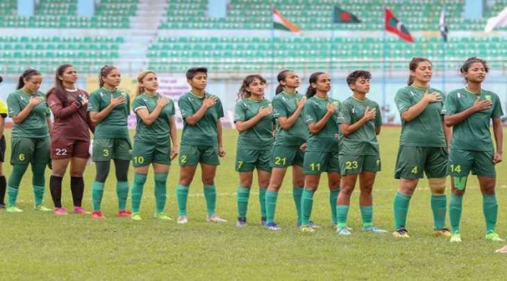 خسارة المنتخب الباکستاني للسیدات في مباراة کأس البطولة الدولیة الودیة للسیدات أمام نظیرہ السعودي