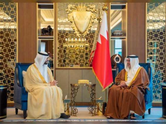 Sultan bin Hamdan delivers message from Mohammed bin Rashid to Crown Prince of Bahrain
