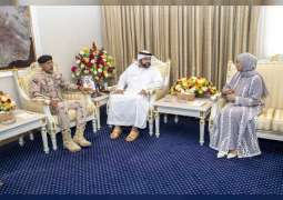 Fujairah CP receives Ahmed bin Tahnoon, Ohood Al Roumi