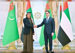 Mansour bin Zayed meets with President of Turkmenistan