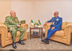 UAE Chief of Staff of Armed Forces discusses defense affairs with IDEX & NAVDEX guests