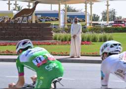 Mohammed bin Rashid attends fourth stage of UAE Tour held in Dubai