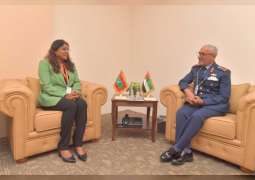 رئيس الأركان يلتقي وزيرة دفاع جزر المالديف
