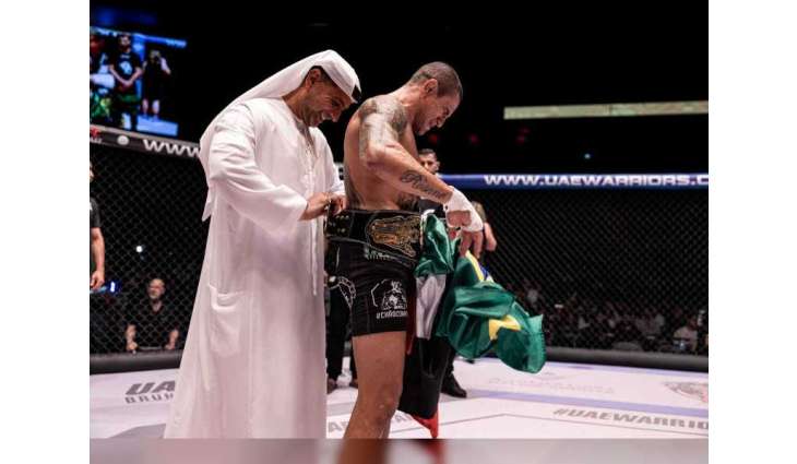 البرازيلي ماتشادو بطلا للنسخة الدولية من "محاربي الإمارات"