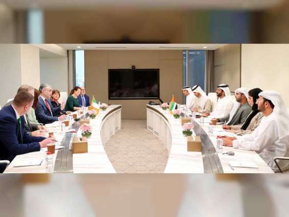 الإمارات وإيرلندا تبحثان تحفيز الاستثمارات المتبادلة في المشروعات الناشئة الابتكارية والاقتصاد الدائري والسياحة