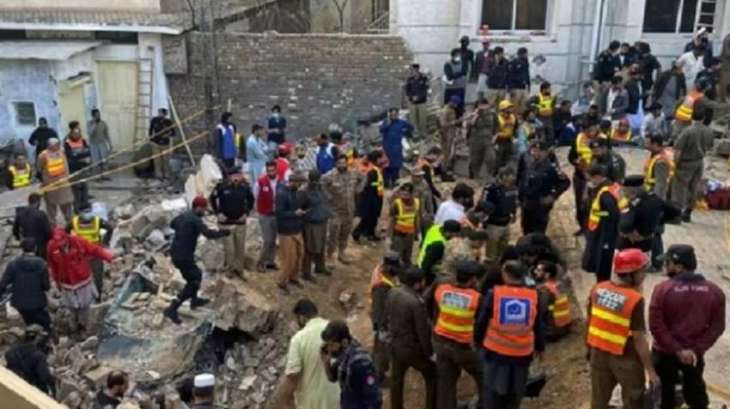 ارتفاع حصیلة قتلی اثر الھجوم الارھابي علی المصلین في مدینة بشاور