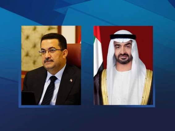رئيس الدولة ورئيس وزراء العراق يبحثان العلاقات الأخوية وسبل تعزيزها