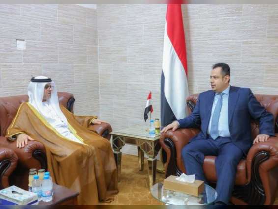 سفير الإمارات يلتقي رئيس وزراء اليمن