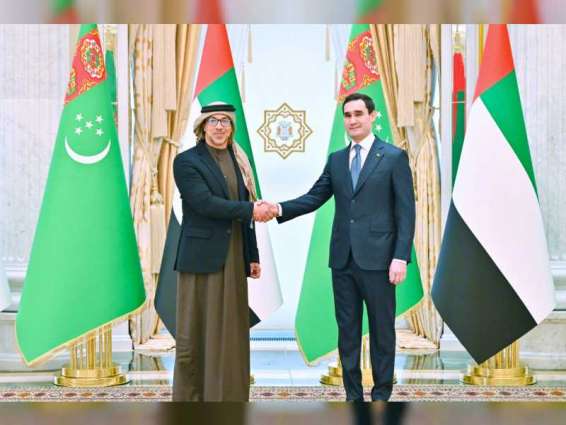 Mansour bin Zayed meets with President of Turkmenistan