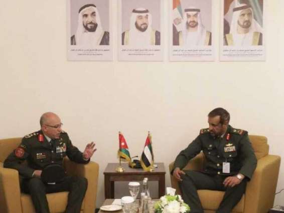 UAE Commander of Joint Operations receives Jordan's assistant for Operations and Training Brigadier General