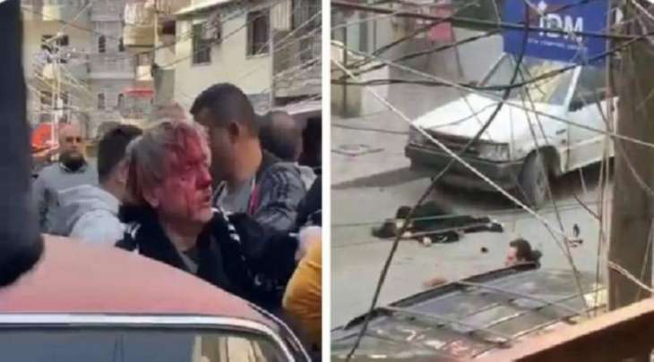 زوج لبناني یقتل طلیقتہ باطلاق نار وسط شارع عام فی مدینة جبل محسن