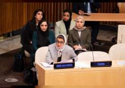 نورة الكعبي تدعو  أمام الأمم المتحدة إلى تحرك عالمي لسد الفجوة الرقمية من أجل تمكين النساء والفتيات