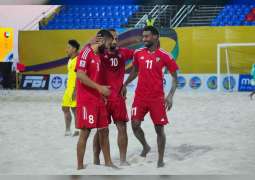 منتخبنا لكرة القدم الشاطئية يهزم ماليزيا ويضمن التأهل لربع نهائي كأس آسيا