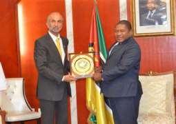 رئيس موزمبيق يستقبل الجروان .. ويؤكد دعمه للمجلس العالمي للتسامح والسلام