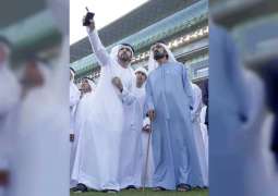 محمد بن راشد يشهد منافسات كأس دبي العالمي بنسخته الـ27 في ميدان 