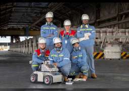 فريق الجامعة الأمريكية بدبي يفوز بمسابقة الروبوتات الصناعية لشركة الإمارات العالمية للألمنيوم