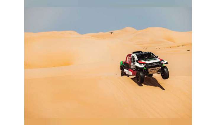 Toyota driver Yazeed Al Rahji takes T1 of Abu Dhabi Desert Challenge