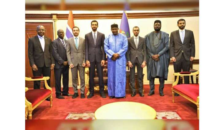 Shakhboot bin Nahyan Al Nahyan meets President of Gambia
