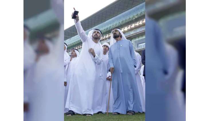 محمد بن راشد يشهد منافسات كأس دبي العالمي بنسخته الـ27 في ميدان 