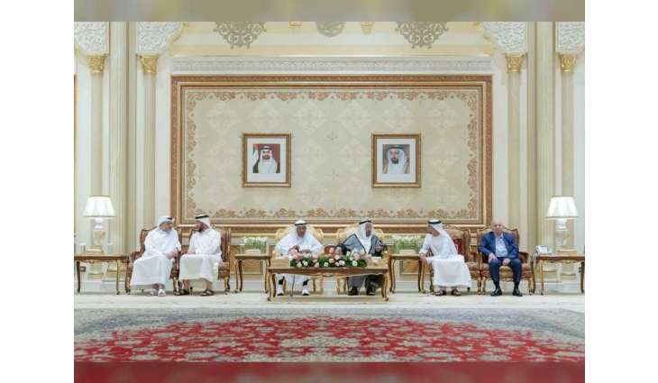 Sharjah Ruler accepts Ramadan greetings from Umm Al Qaiwain Deputy Ruler