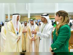 صقر غباش يتفقد منصة "كوب 28" المقامة على هامش اجتماعات الاتحاد البرلماني الدولي بالبحرين