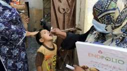 17.41 million children vaccinated in first phase of Polio drive