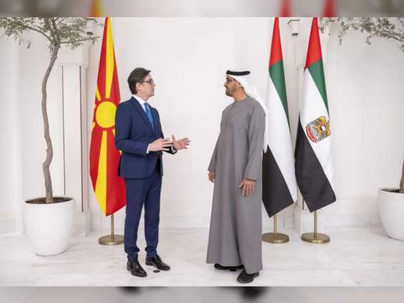 UAE President receives President of North Macedonia