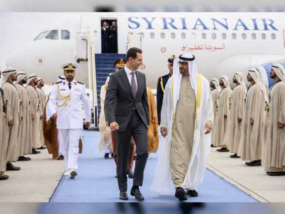 UAE President receives President of Syria