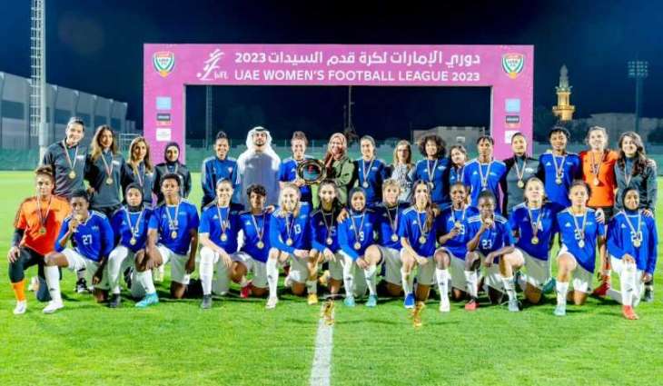 نادي أبو ظبي الرياضي يهدى لقب دوري السيدات لكرة القدم  إلى هزاع بن زايد