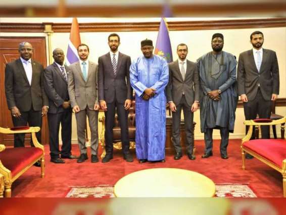 Shakhboot bin Nahyan Al Nahyan meets President of Gambia