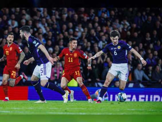المنتخب الاسكتلندي يفوز على نظيره الإسباني بثنائية نظيفة بتصفيات يورو 2024